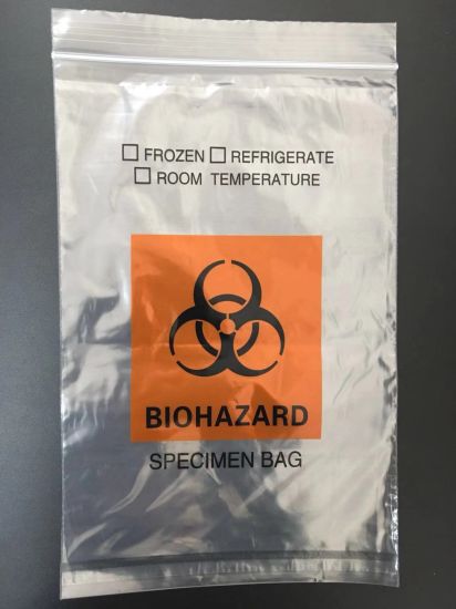 Specimen Carrier Bag Biologucal Hazard Bag Specimen Bag