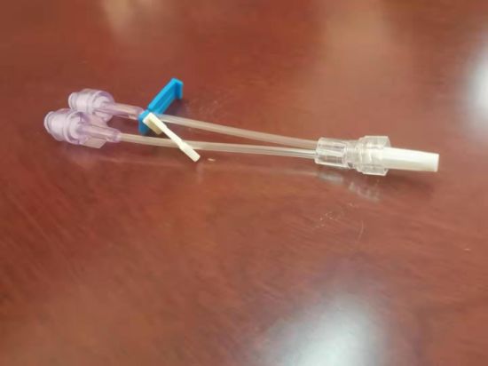 Medical Double Needleless Connector Extension Tube Medical Equipment