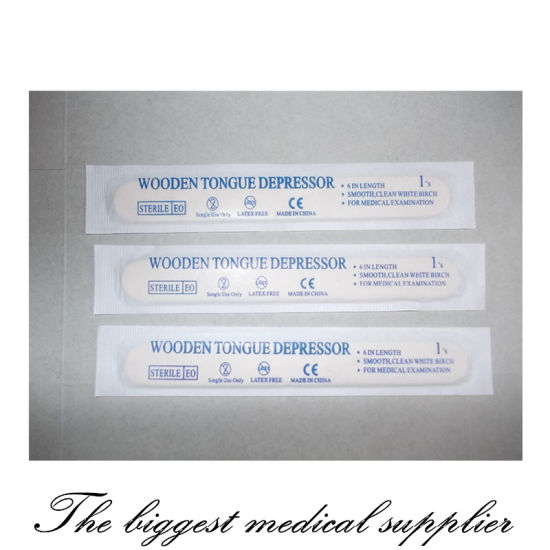 Sterile Disposable Wooden Tongue Depressor