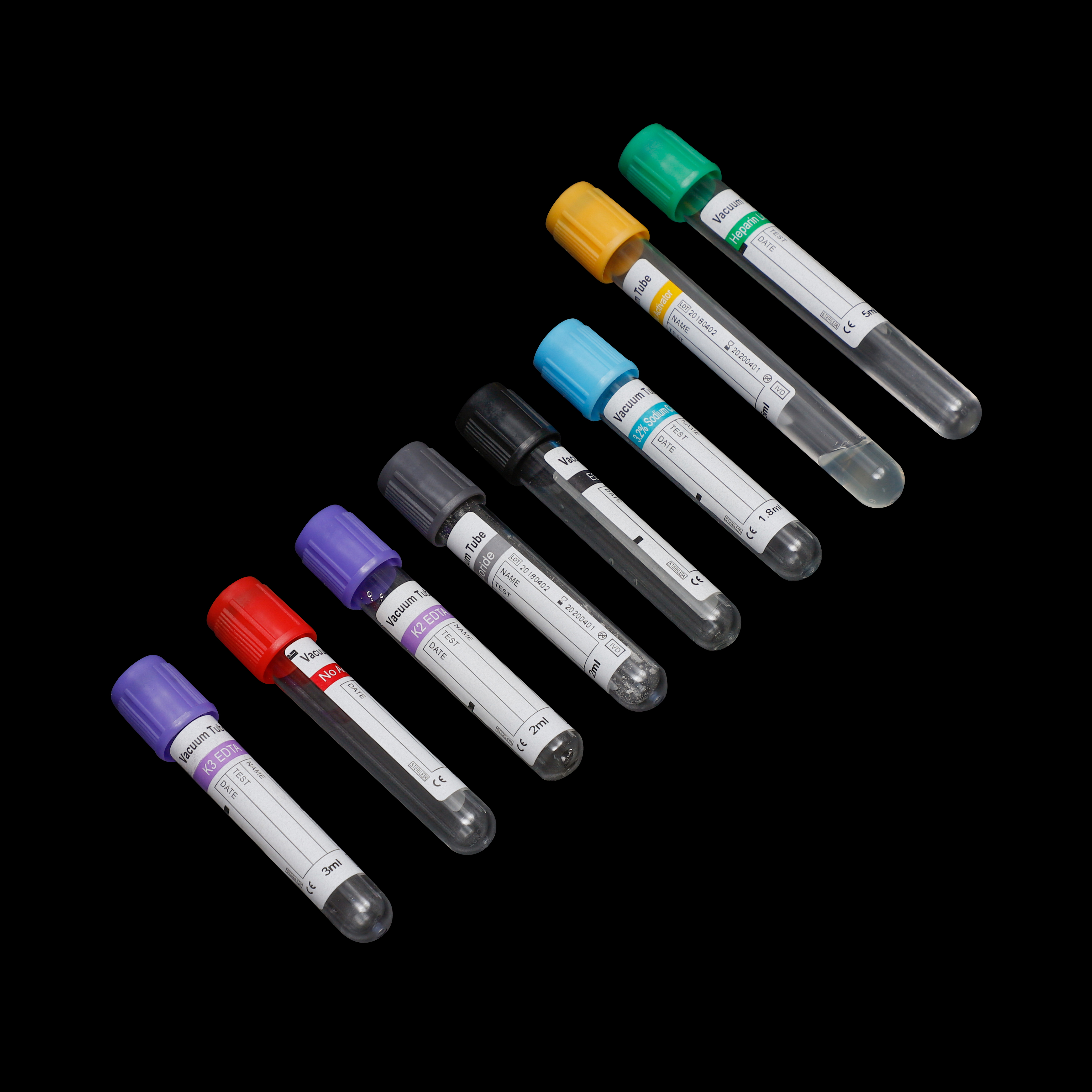 EDTA+Naf Vacuum Blood Collection Tube Grey Cap